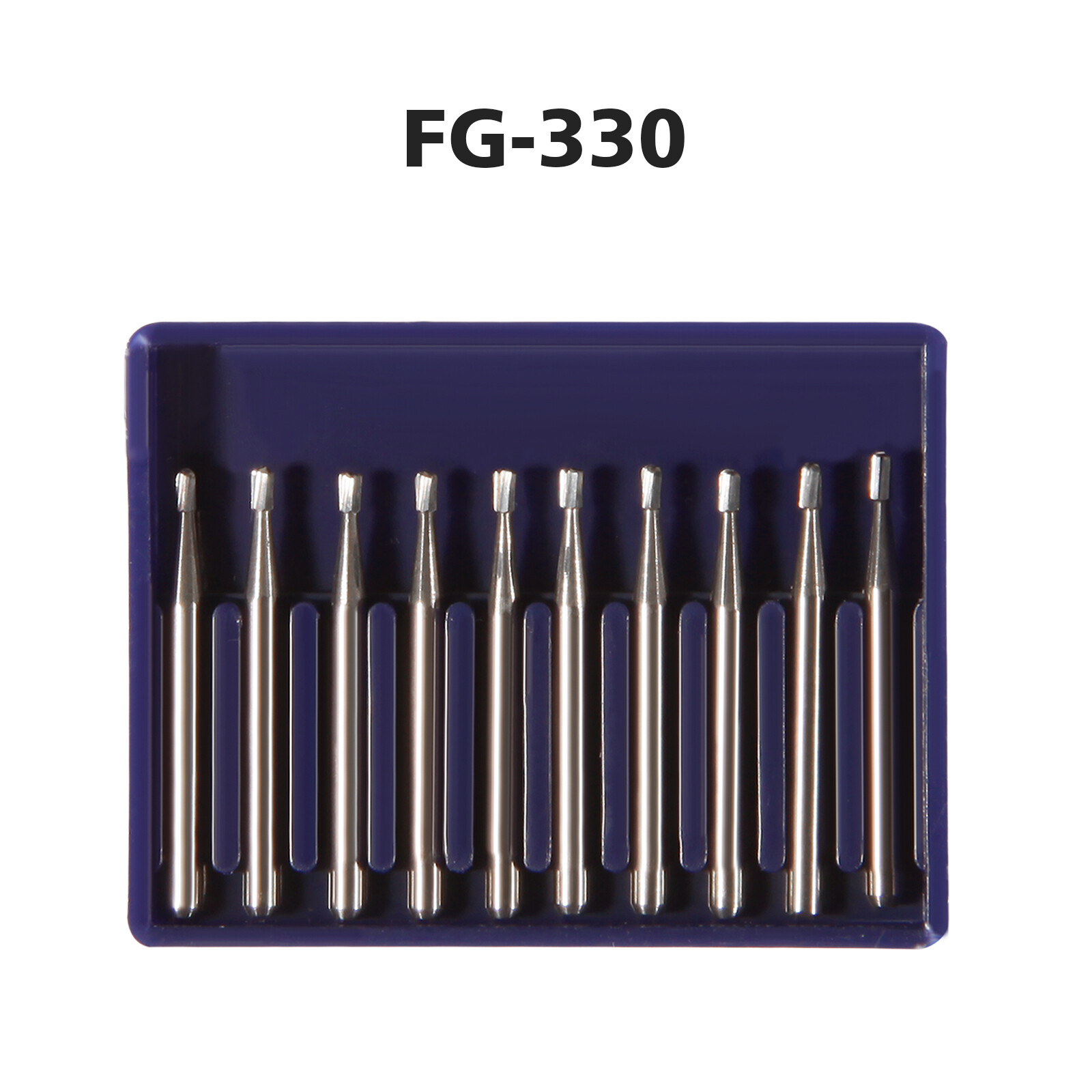 FG # 330 Dental Carbide 19mm Burs (100pcs=10 Packs)