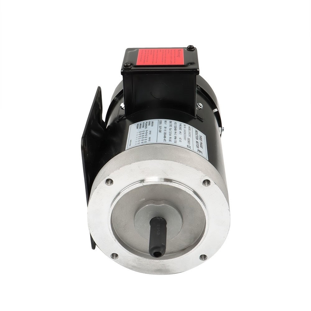 2 HP 3 Phase Electric Motor 56C Frame 1800 RPM TEFC 230 / 460 Volt New