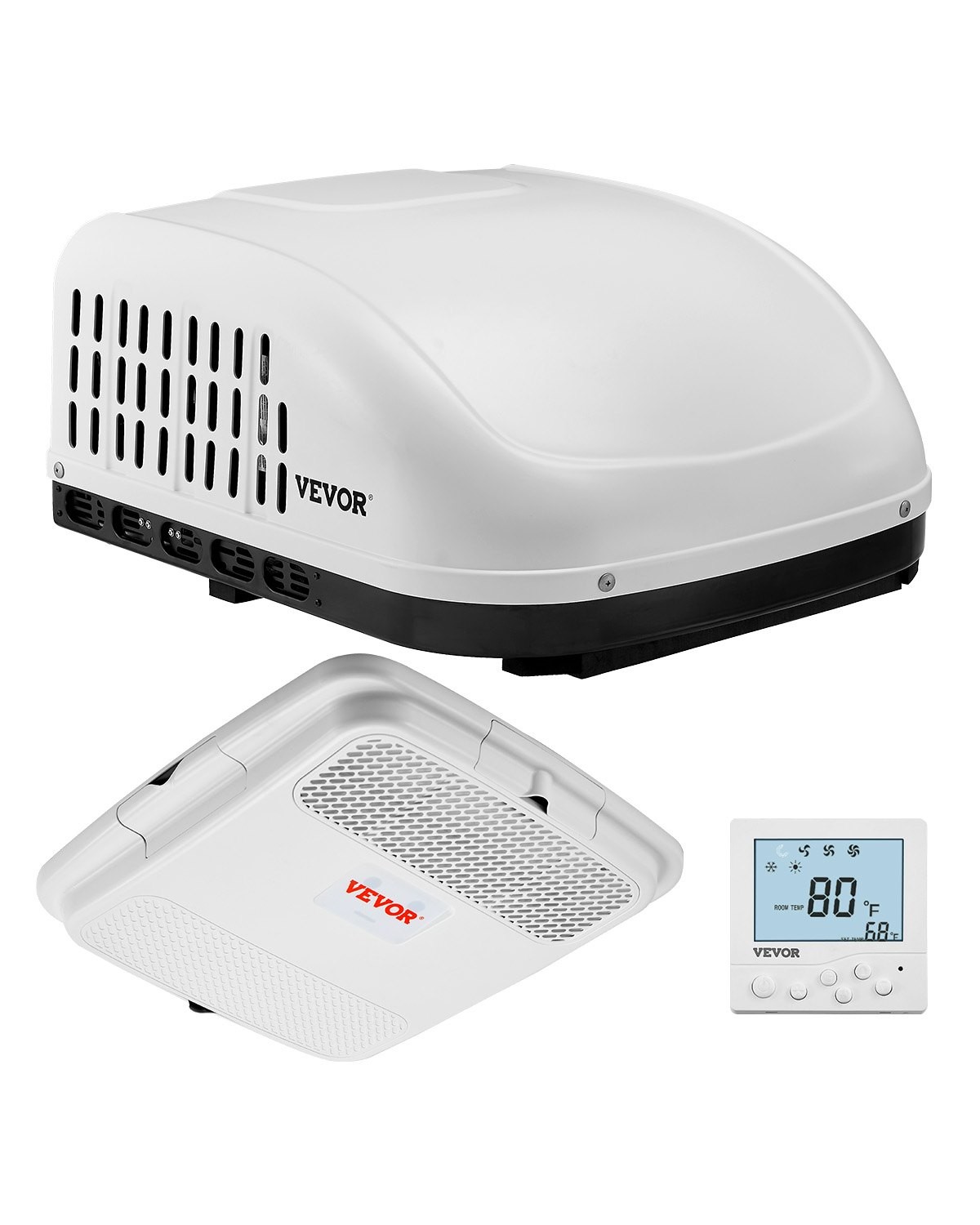 New/RV Air Conditioner, 13500 BTU Non-Ducted Rooftop RV AC Unit, 65 dB Quiet Des
