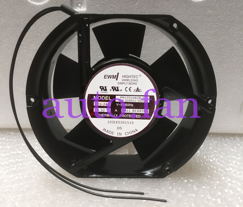 1PC for Large air volume PM1751HA2B-5 cooling fan AC220-240V 0.32A