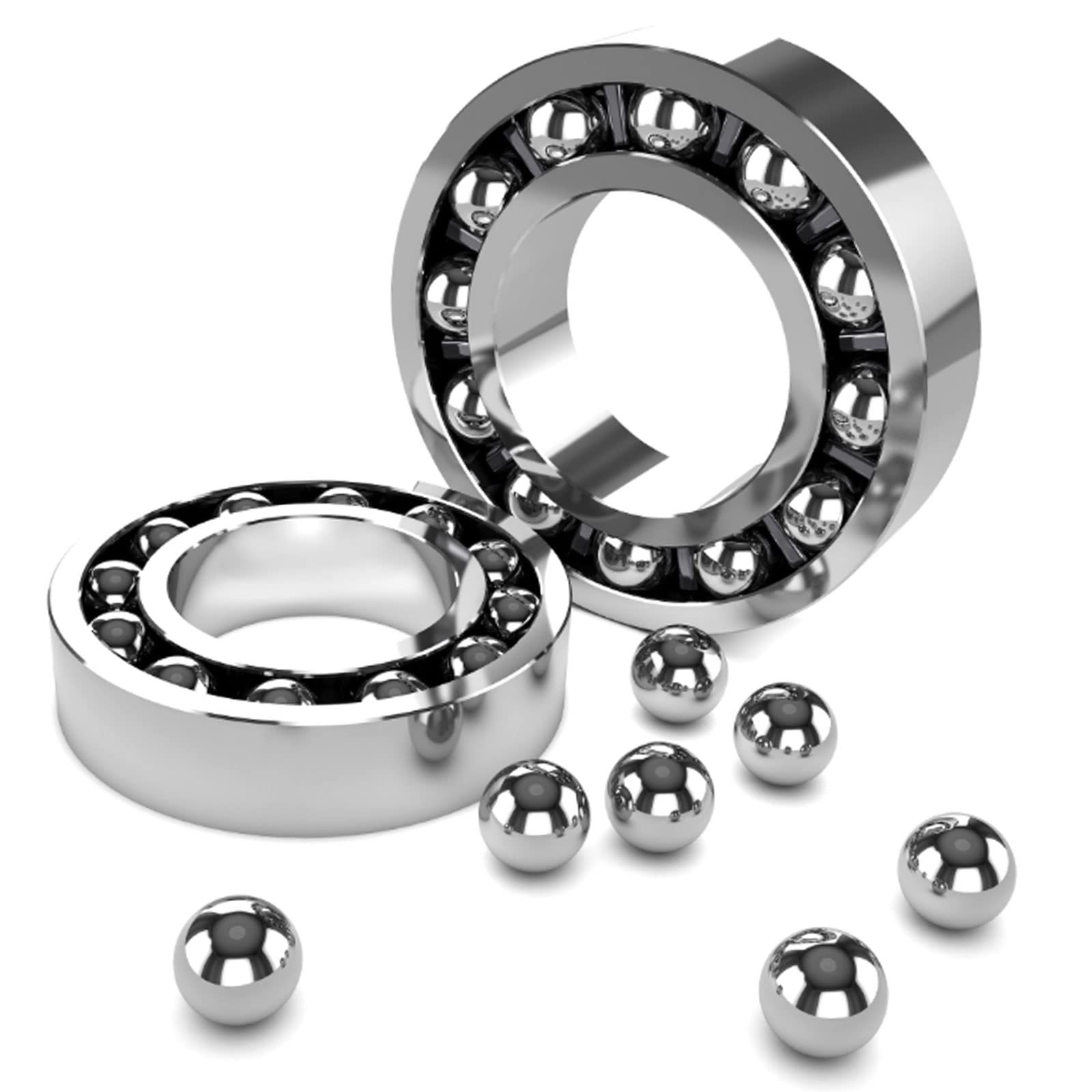 (25PC) 1/4 Inch Precision Stainless Steel Ball Bearing, Chrome Steel Bearing …