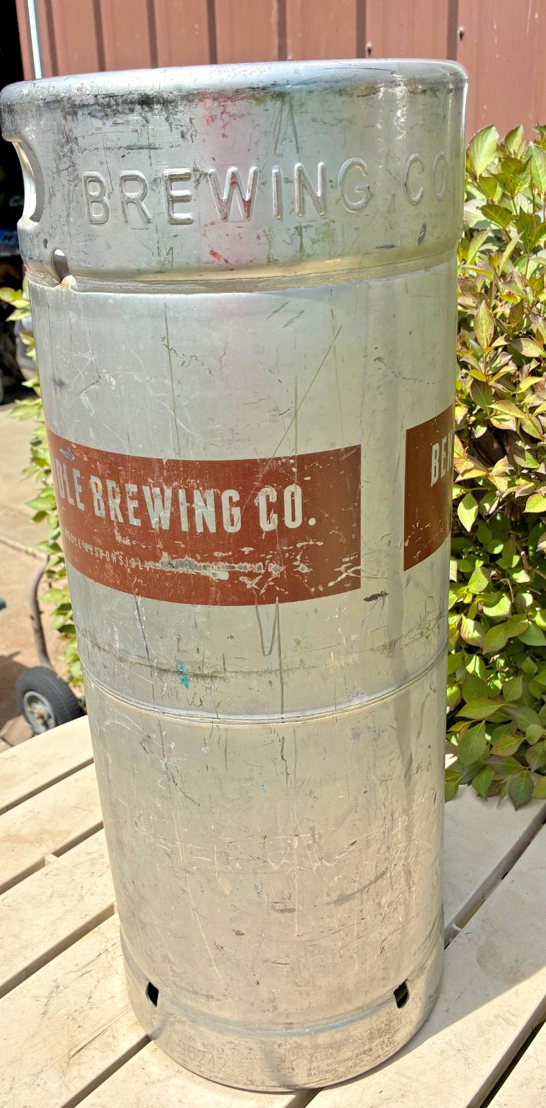 1/6 BARREL STAINLESS STEEL BEER KEG -5.16 GALLON MOONSHINE STILL-SANKEY