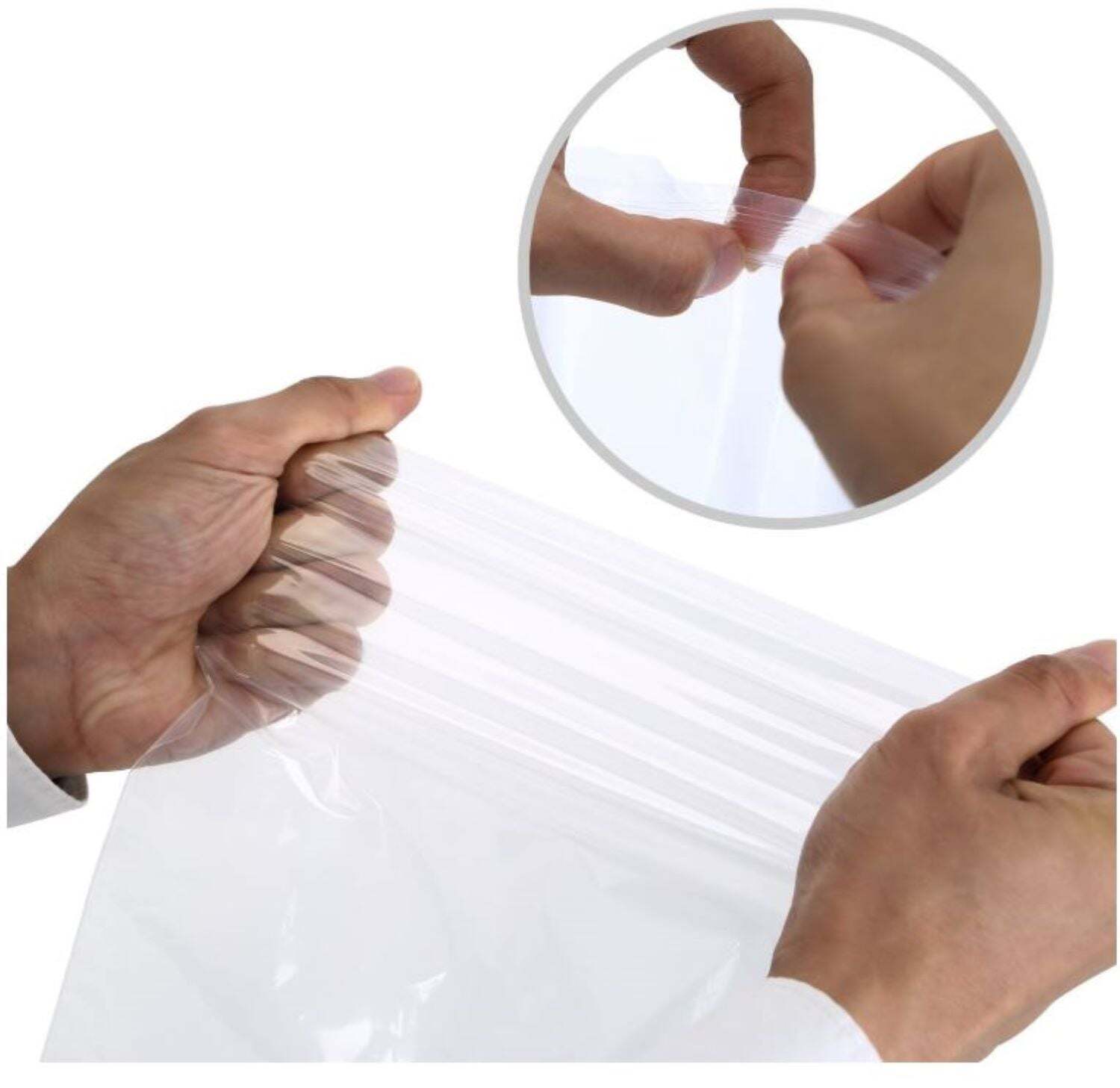 1-1000 5×7 Reclosable 2MIL Zipper Bags Clear Poly Resealable Bags 5″ x 7″