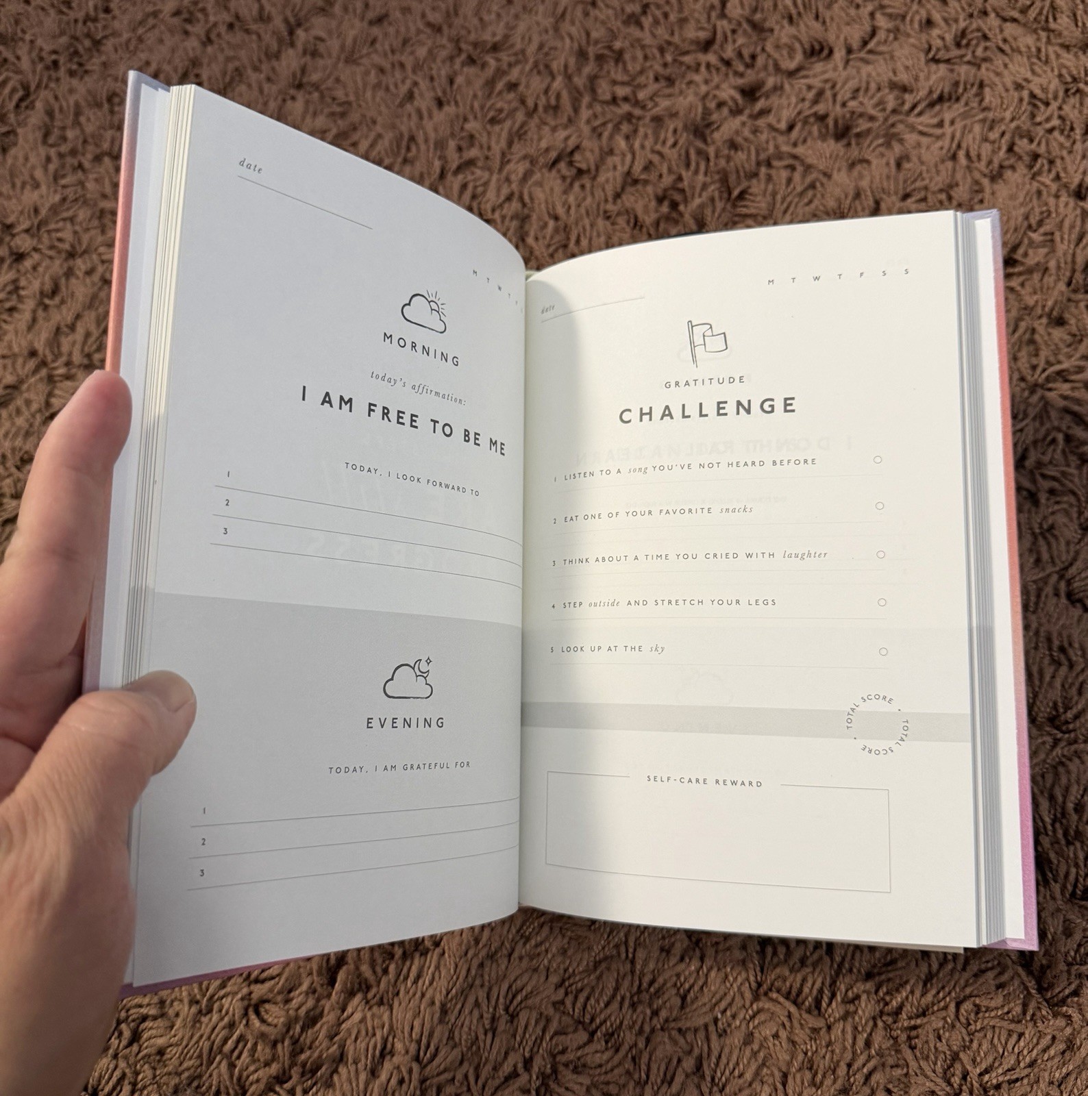 Papier Gratitude Journal “Little Daily Thanks” 6×8.5” Hardcover 192 Pages