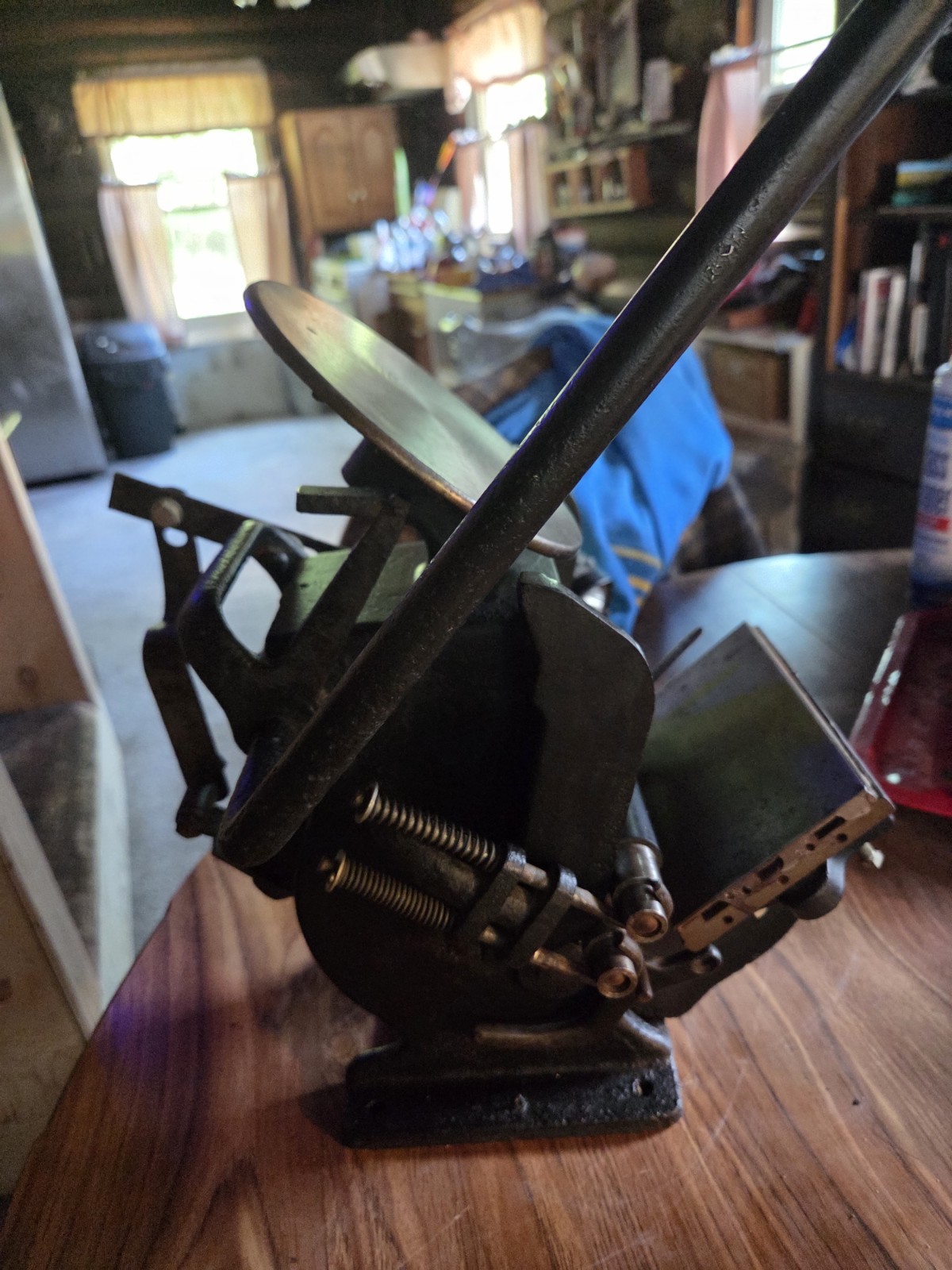 Tabletop Metal Letter Press Printing Press w/ Ink Rollers, Tabletop Letterpress