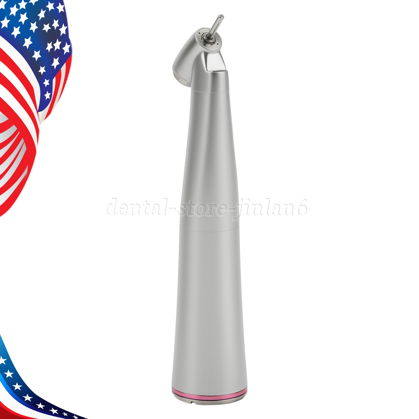 Dental Optic Fiber LED 1:4.2 Increasing Handpiece 45°Angle Head External Channel