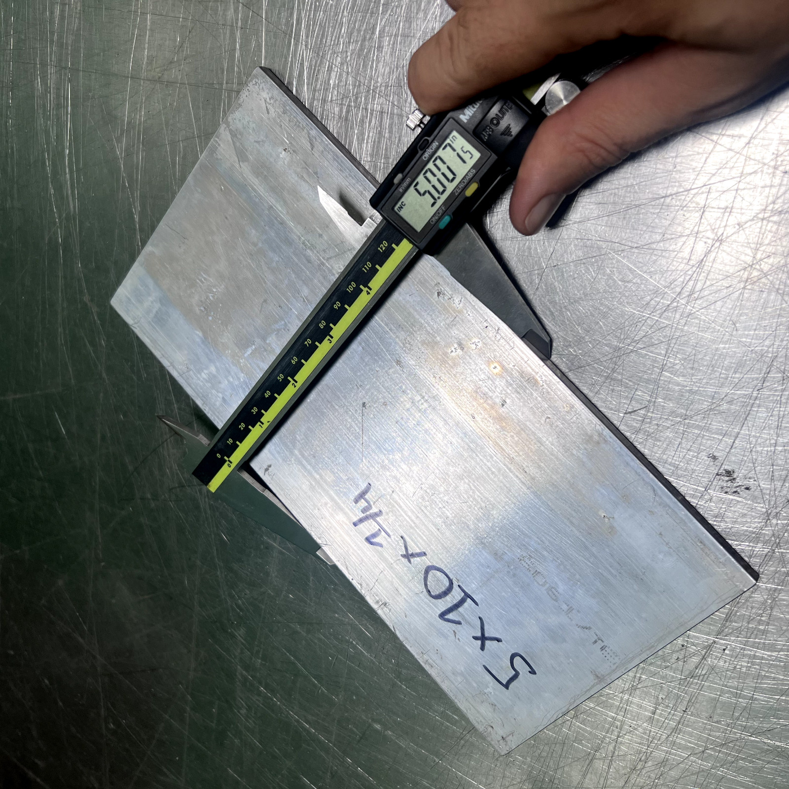 Aluminum Plate 0.25″ x 5″ x 10″ Long Flat Bar Block CNC Metal USA 6061 T6511