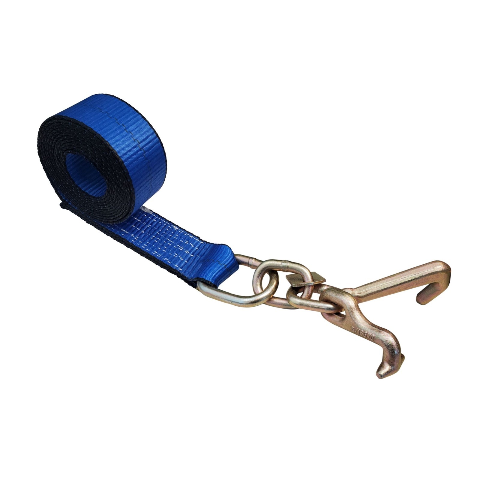 Heavy Duty 2″ x 10′ TJ Cluster Hook Car Strap for Wrecker Tow Truck Auto Hauling