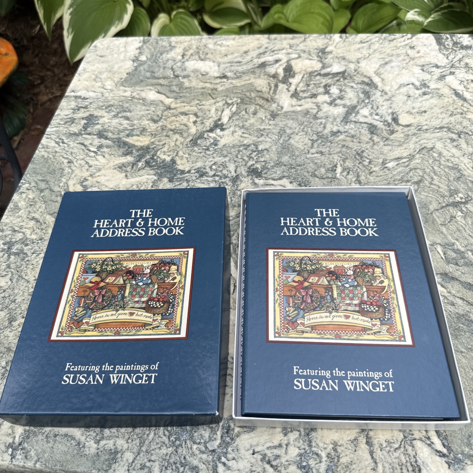 VTG The Heart And Home Address Book Featuring Paintings By Susan Winget New Box
