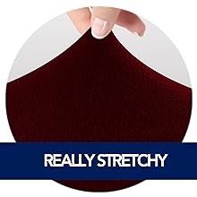 Super Stretch Chair Sofa Slipcover with Pocket – Spandex Non Slip Soft Couch