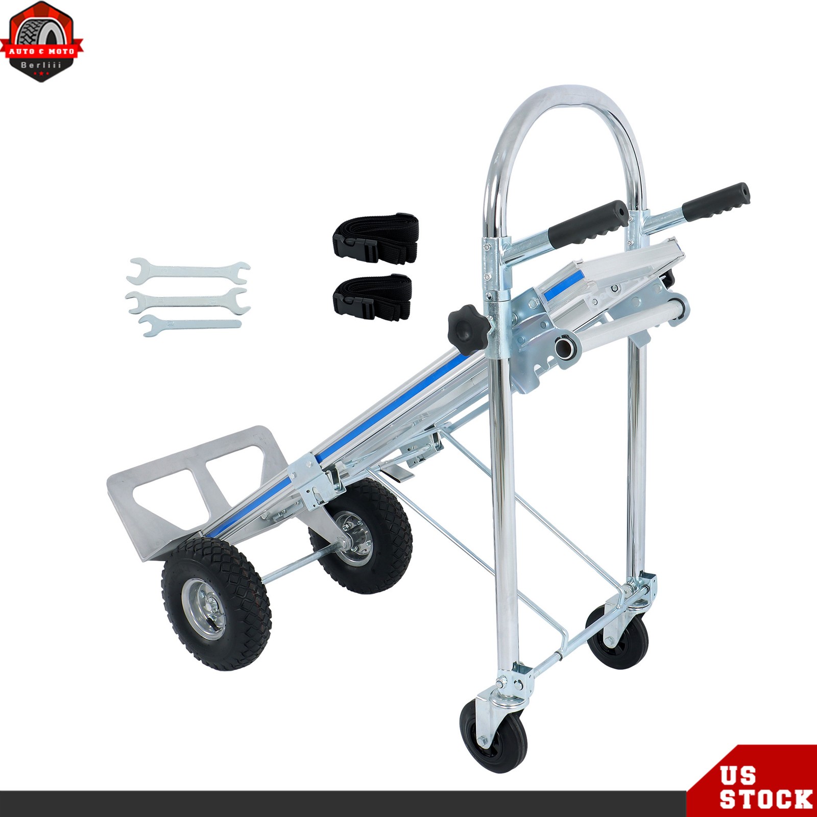 1000 LBS Capacity 3 in 1 Hand Truck, Convertible Hand Trucks