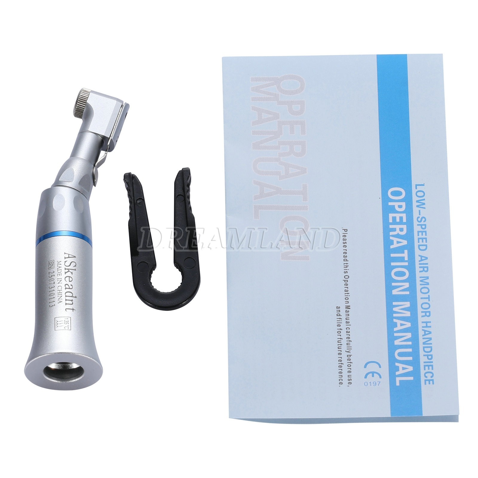 5xDental Low Speed Contra Angle Handpiece Latch E-Type 2.35mm Autoclavable 135°C