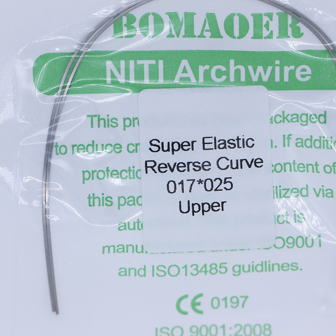 5×Dental Orthodontic Niti Rectangular Arch Wires Reverse Curve 17×25 Upper