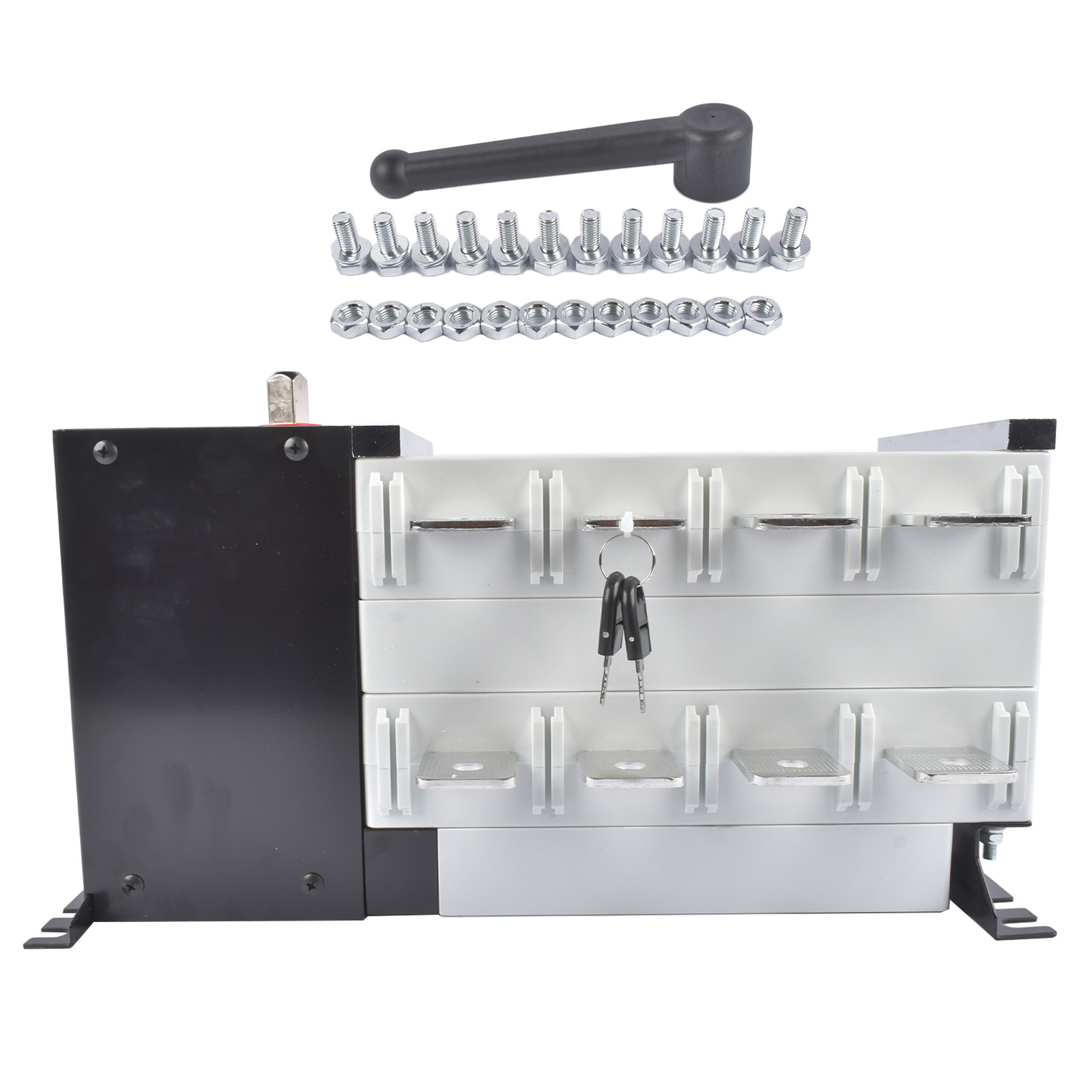 Industrial Automatic Transfer Switch 4P 630A 110V or 220V Plastic Metal White
