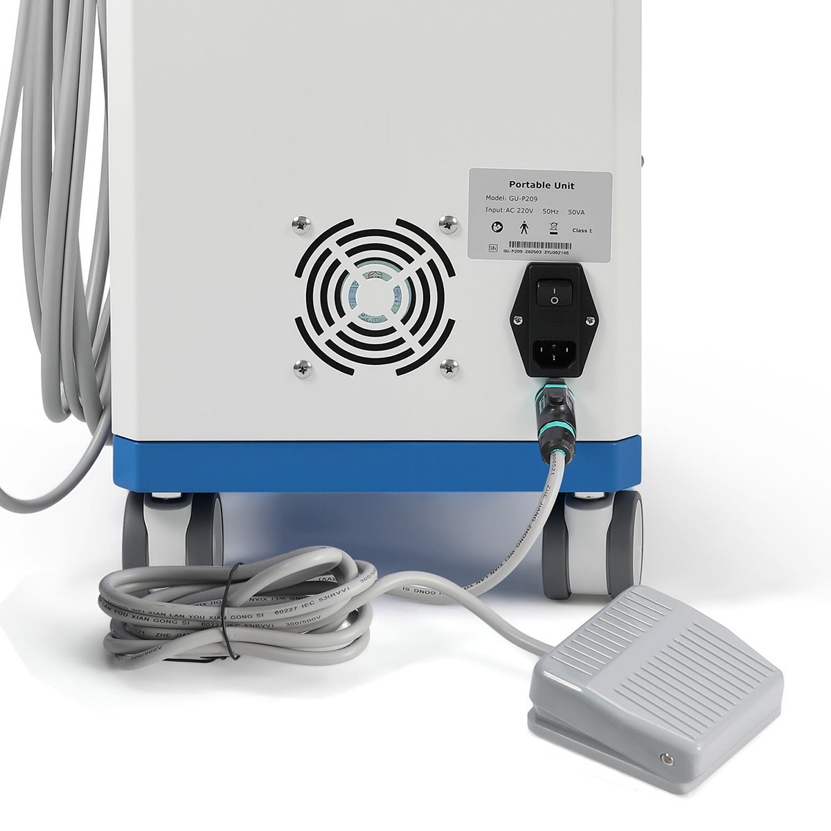 FDA Portable Dental Delivery Unit Suction Air Compressor Cart/ Handpiece kit