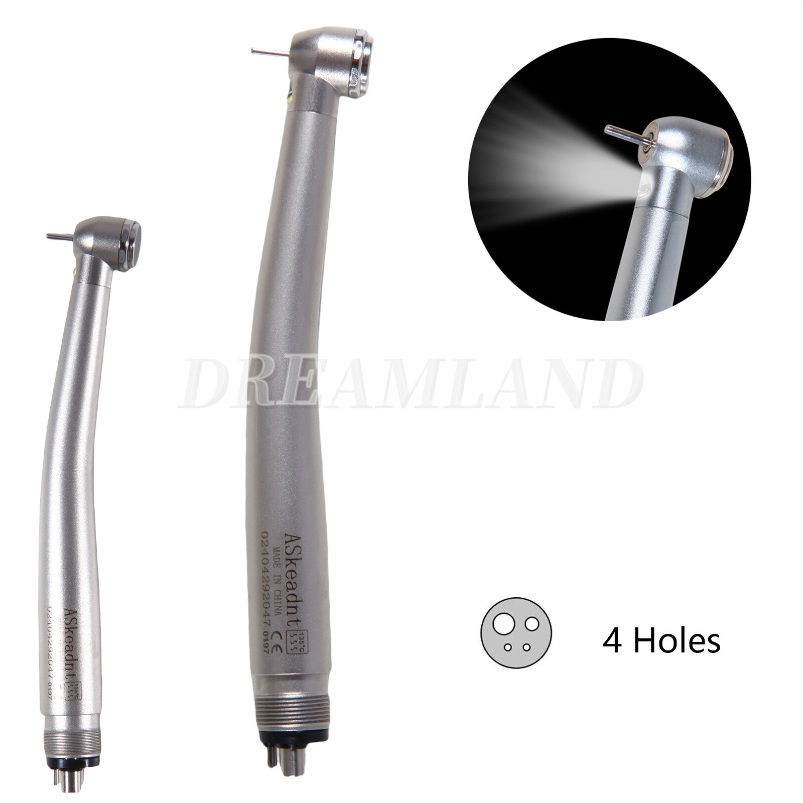 10 Dental PANA Max High Speed LED Handpieces NSK Type Internal Triple Spray Push