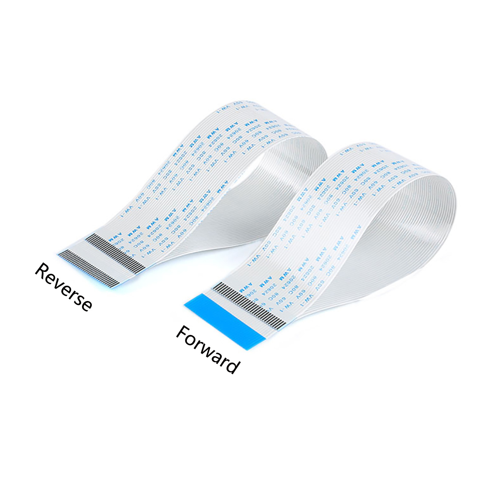 16-Pin FFC/FPC Flexible Flat Cable Width 17mm Pitch 1.0mm 80C 60V L:50mm-3000mm