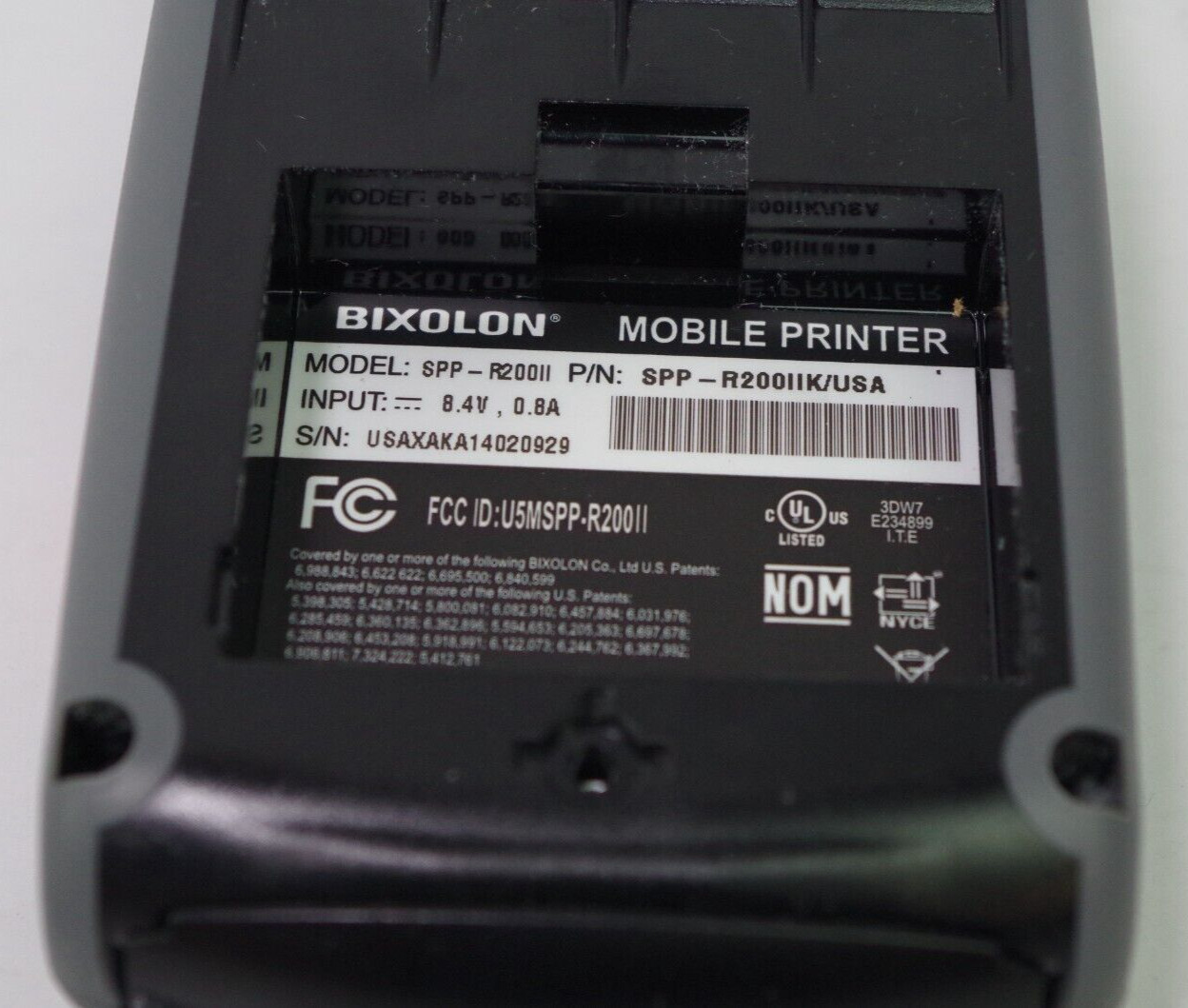 Bixolon Bluetooth Direct Thermal Mobile Printer SPP-R200II With Power & USB