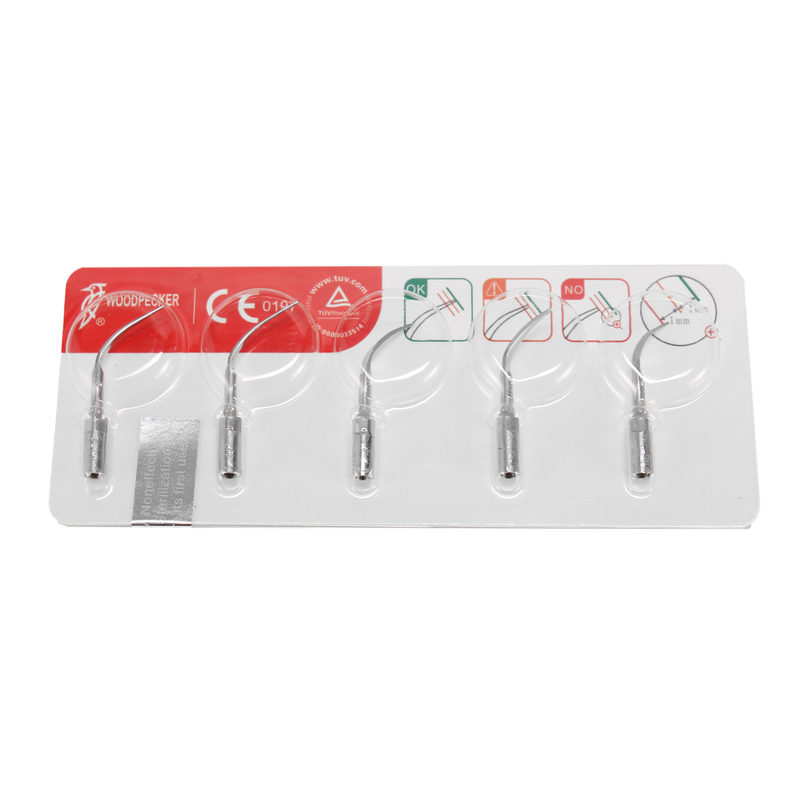 Woodpecker Dental U6 Ultrasonic Piezo Scaler HW-6 Handpiece & 7 Tips Root Canal
