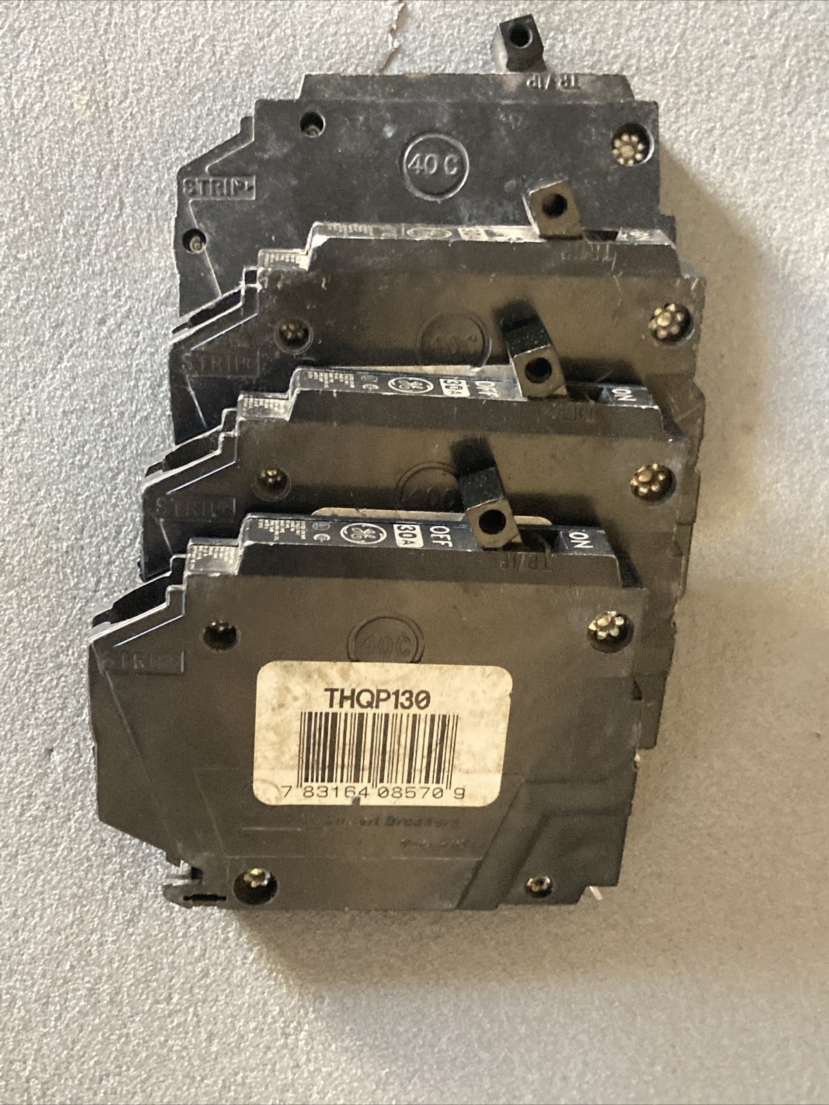 GE 30AMP Circuit Breaker THQP130 1 Pole 120/240V Type THQP Thin