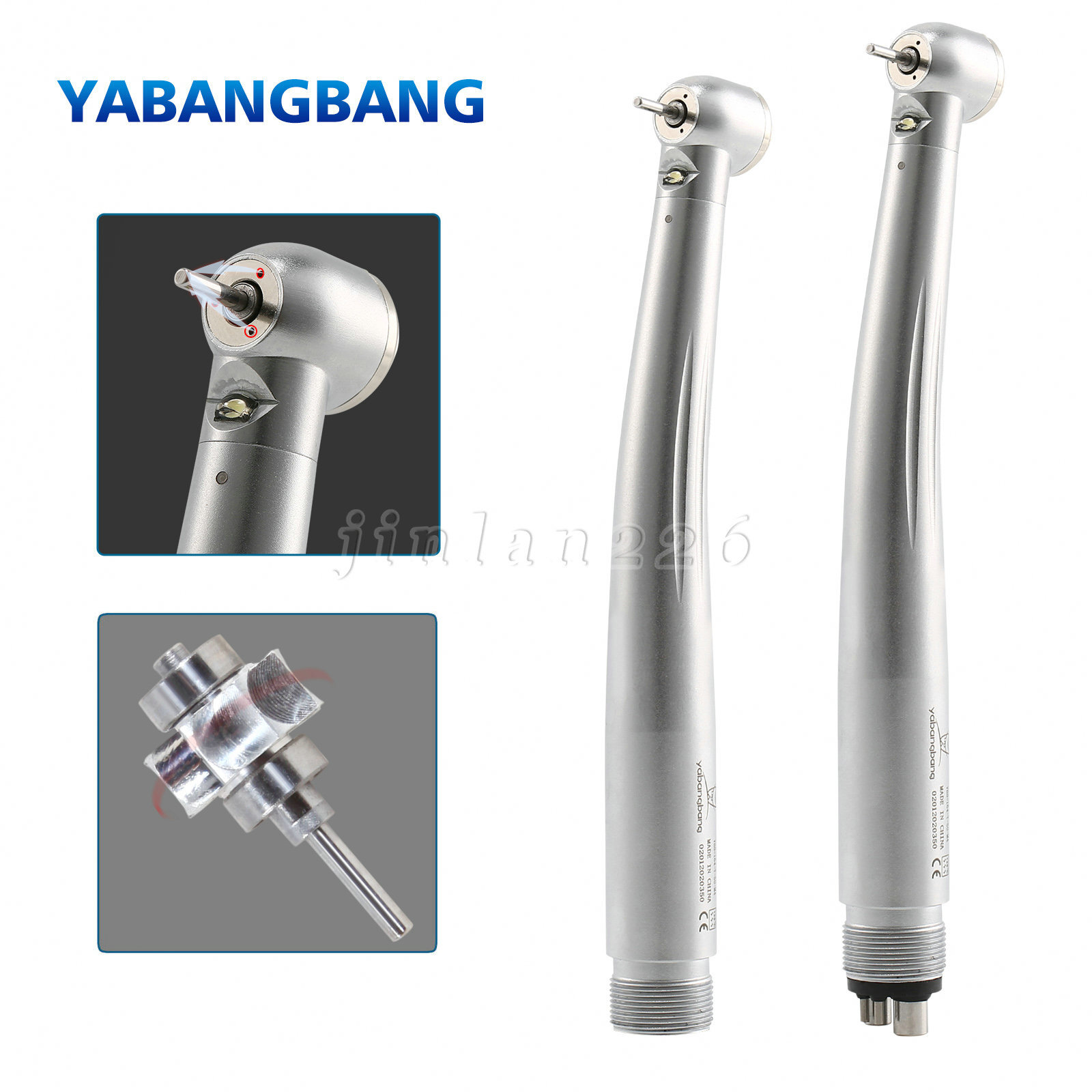 Dental PANA Max High Speed LED Handpieces NSK Type Internal Triple Spray Push US