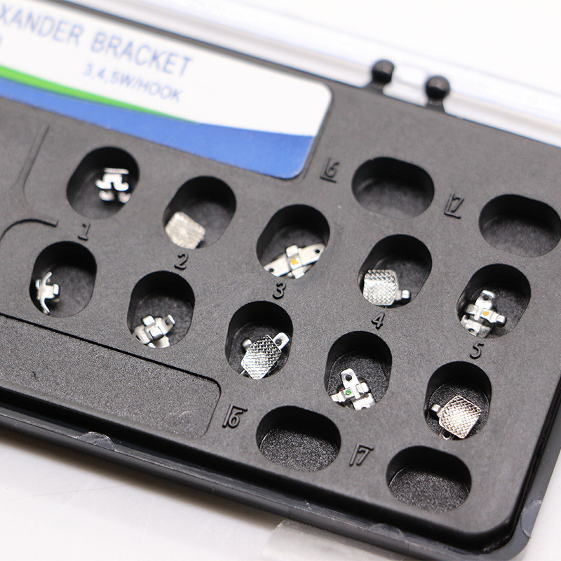 New 10 Kits Dental Orthodontic Alexander Brackets With 345 Hooks 018”
