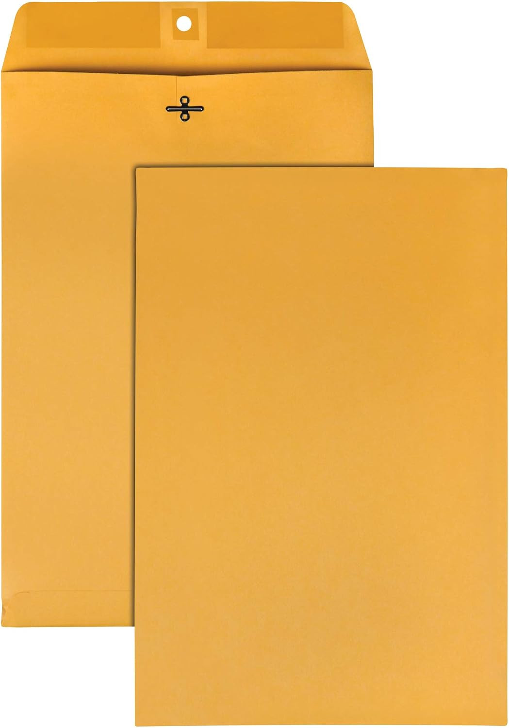 Clasp Envelopes, Brown Kraft, 10 X 15 Inches, Box of 100 (37898)