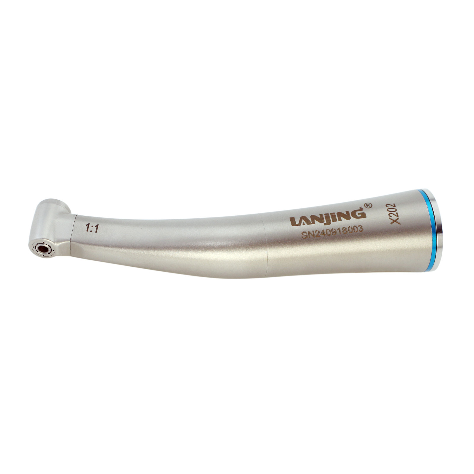 Dental Contra Angle Handpiece 1:1 Fiber Optic Low Speed Mini Inner Channel NSK