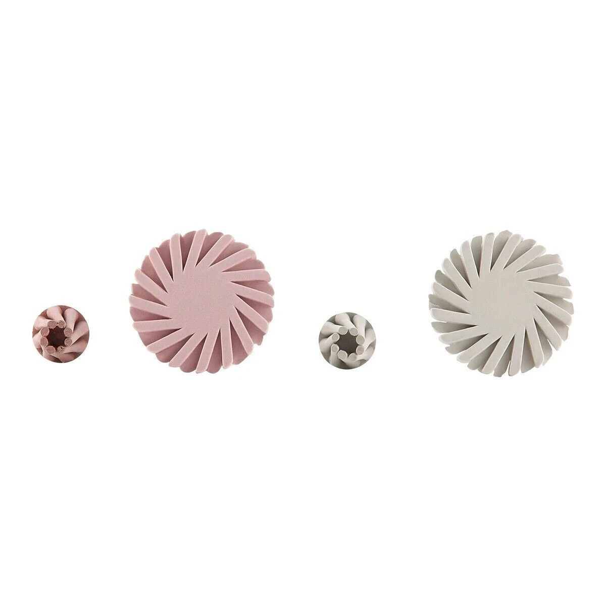 4 Pcs/Box Dental Diamond 135°C Autoclavable Composite Polishing Brush Wheels Kit