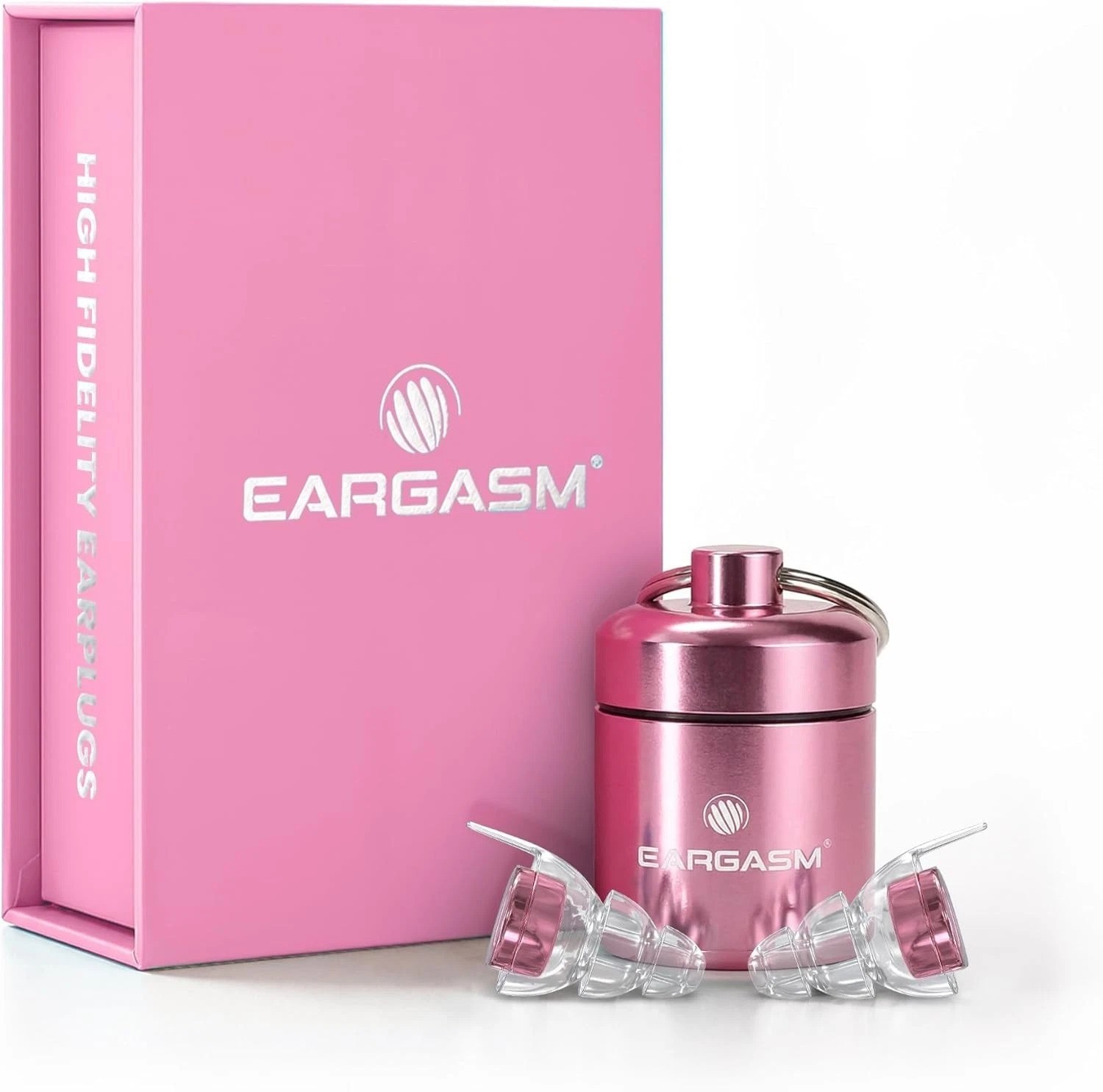 High Fidelity Pink Earplugs for Concerts, Festivals, Musicians, DJs, Night-Li…