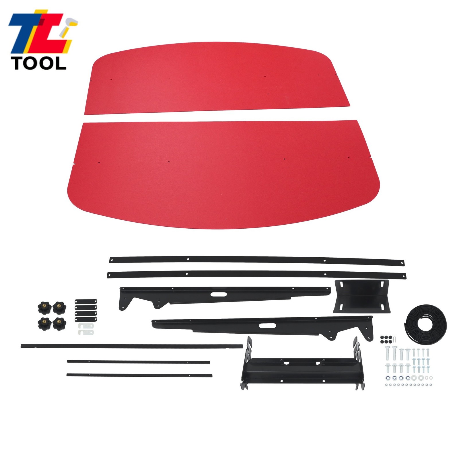 52″ X 52″ Red For Rops Canopy For Tractor and Mowers Umbrella 2″ x 2″ or 2″ x 3″