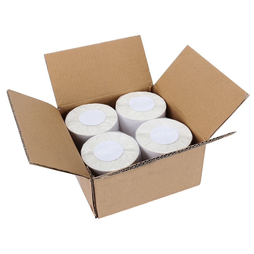 4 Rolls Direct Thermal Labels 450/Roll 4×6 For Zebra Eltron 2844 ZP-450 ZP-500