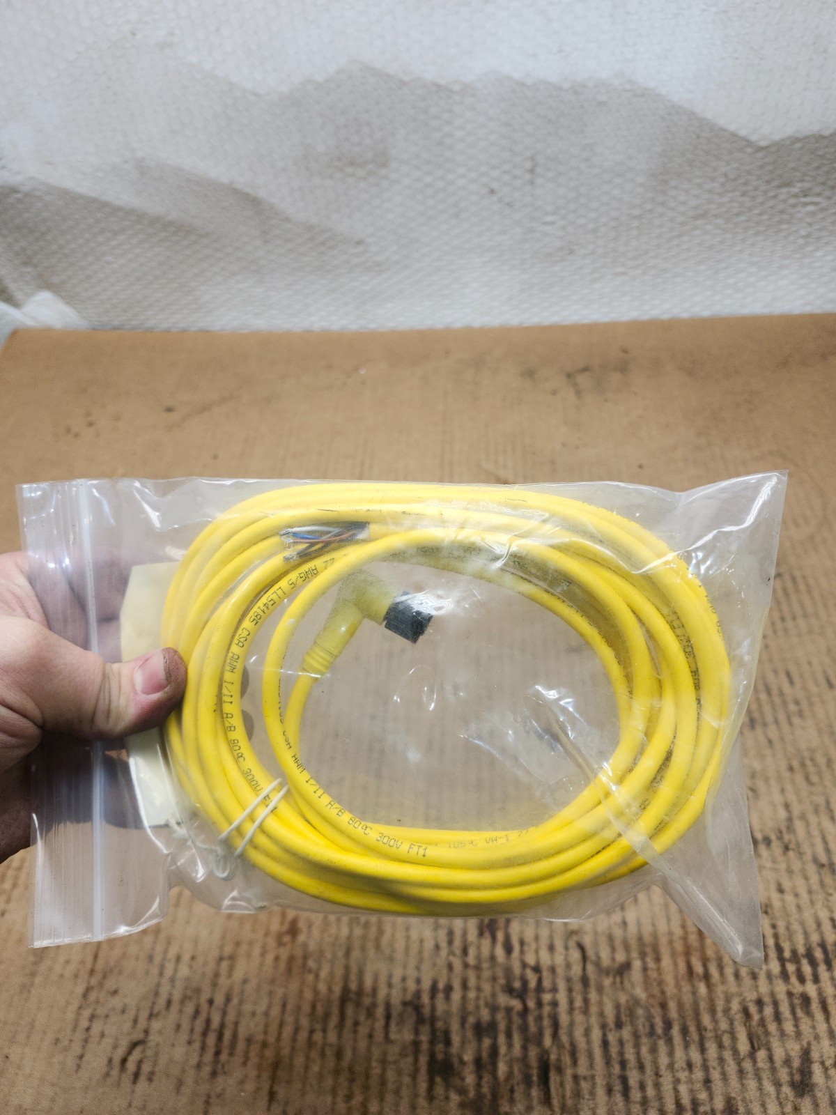 NEW IN BAG LOT OF 2 BALLUFF CABLE C04BEH00TY100M