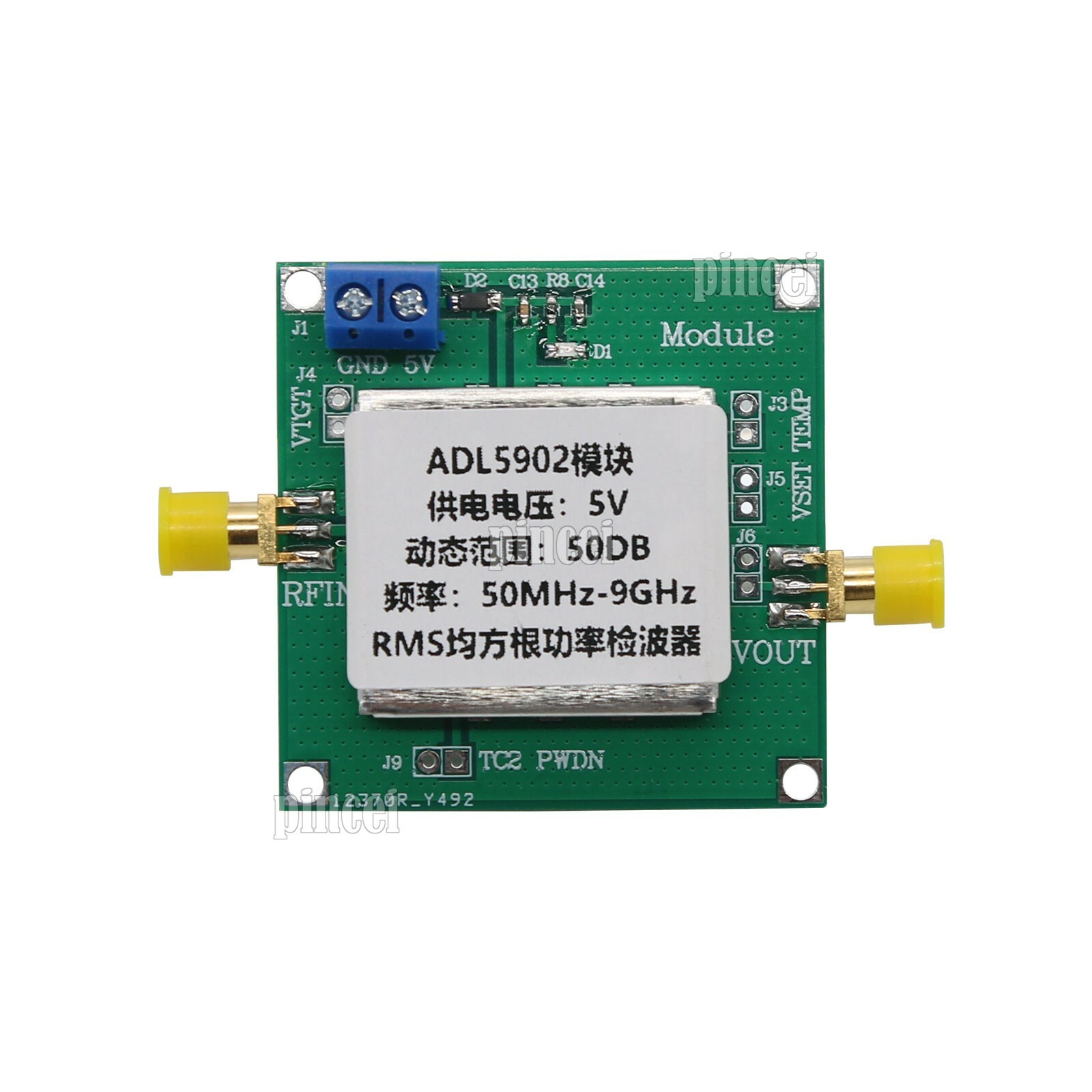 ADL5902 50MHz-9GHz RMS RF Power Detector Meter 65dB TruPwr Detector