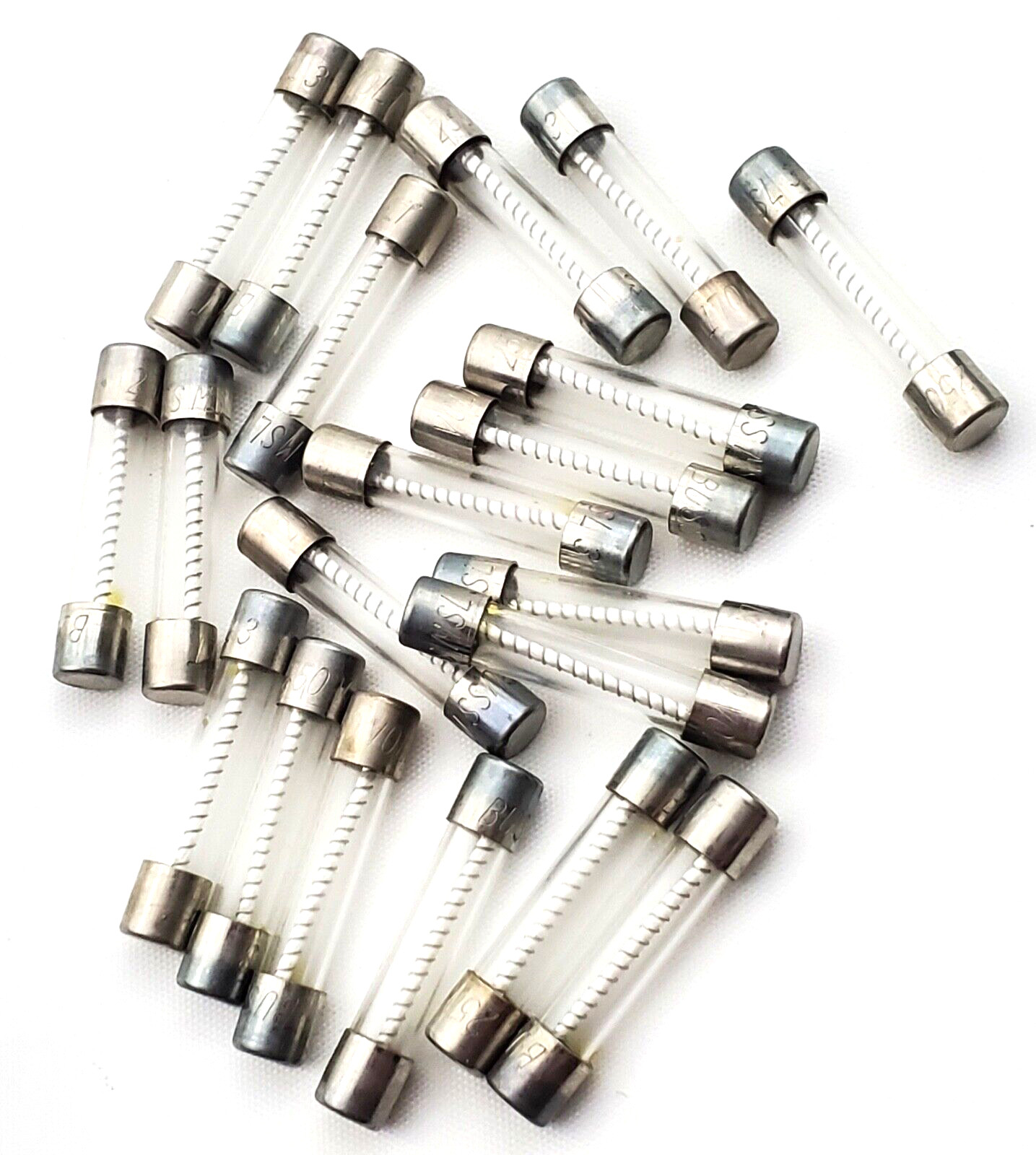 Box of 100 Bussmann MSL3 250 Volt 3 Amp Slow Blow 1/4″ x 1-1/4″ Glass Fuses