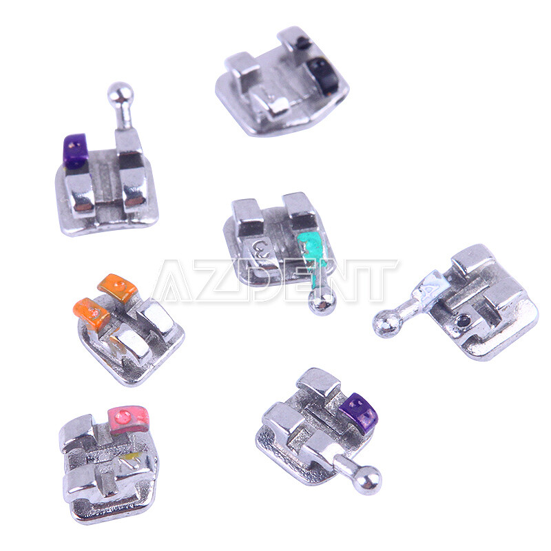 AZDENT Dental Orthodontic MIM Bracket Braces Mini Roth/MBT 018/022 20pcs/Kit