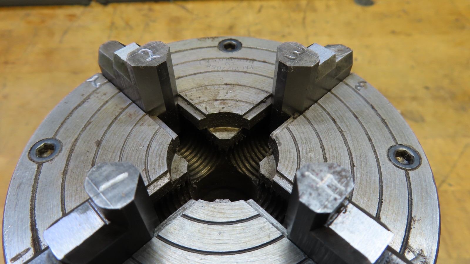 Watson MFG. 4″ 5C lathe chuck 5C mount 4 jaw