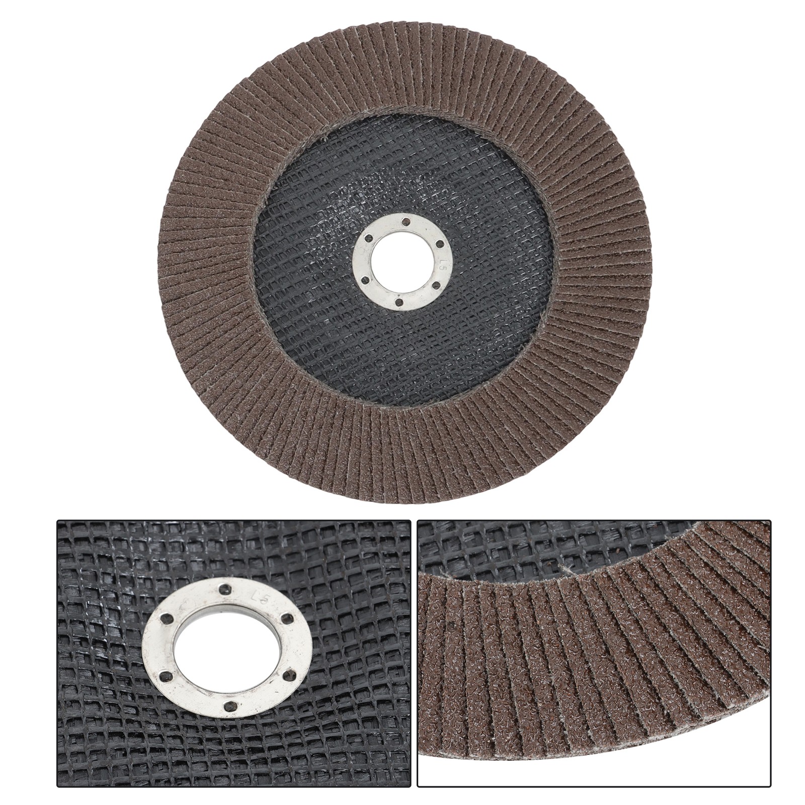 10 Pcs 7″ x 7/8-Inch T29 Flap Discs 40 Grit Flapper Wheel for Angle Grinder