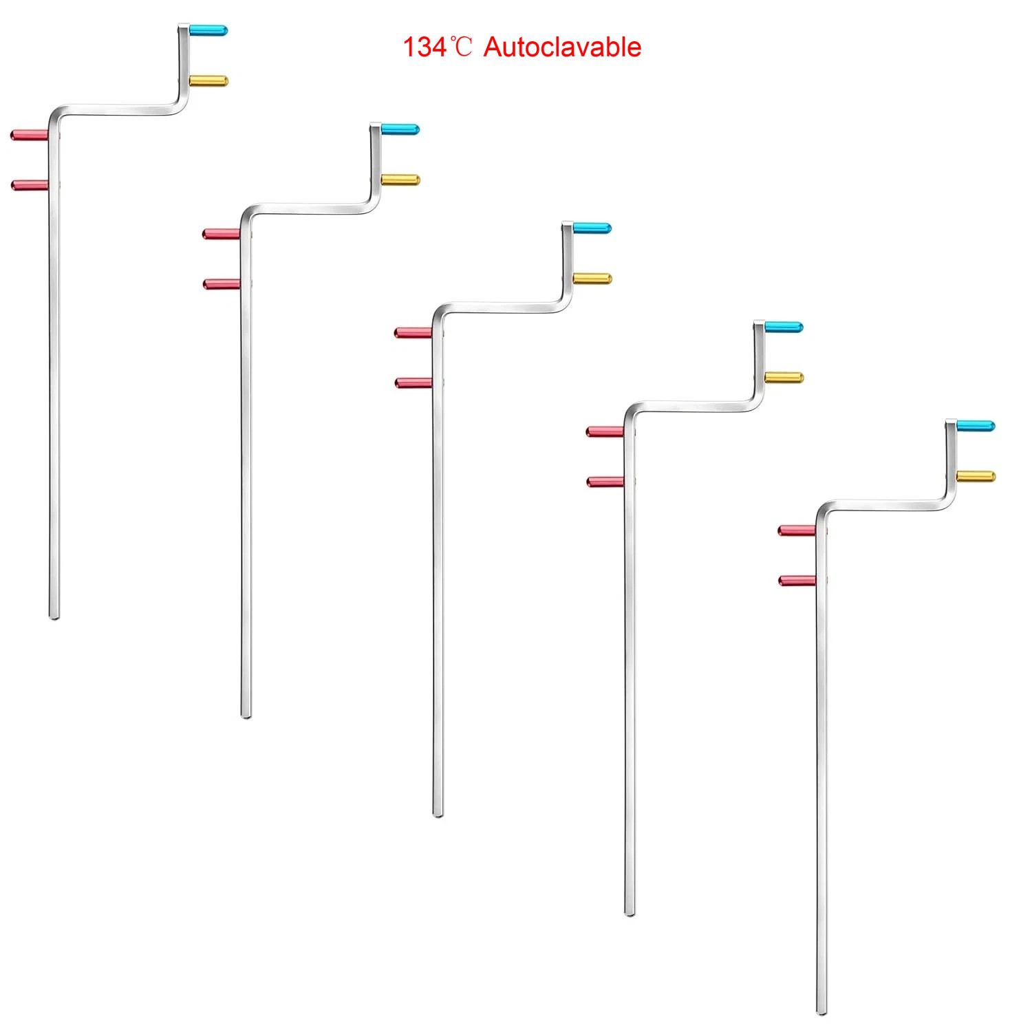 5x Dental Digital Sensor Holder X-ray Xray Bitewing/Anterior/Posterior Arms Kit