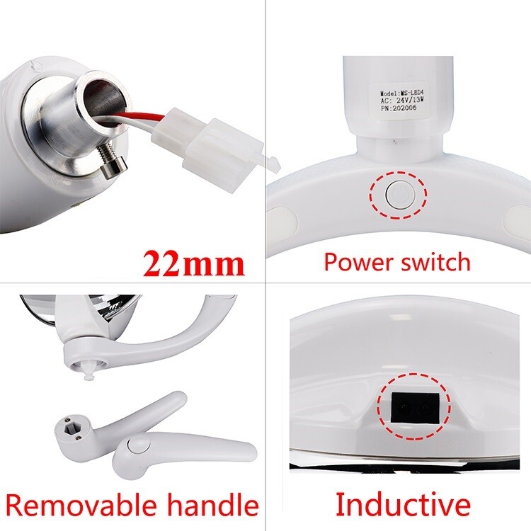10W Dental Reflect LED Lamp Oral Light for Operation Chair Infrared Spotlight