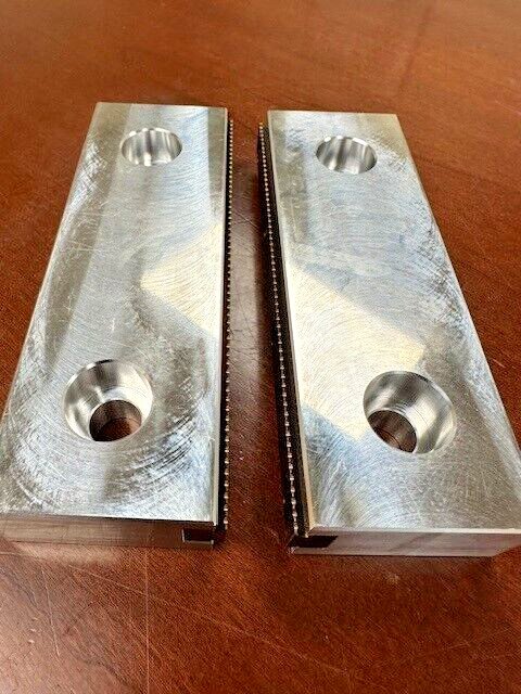 6″ Serrated Vise Jaw Set for 6″ Kurt Style Vise