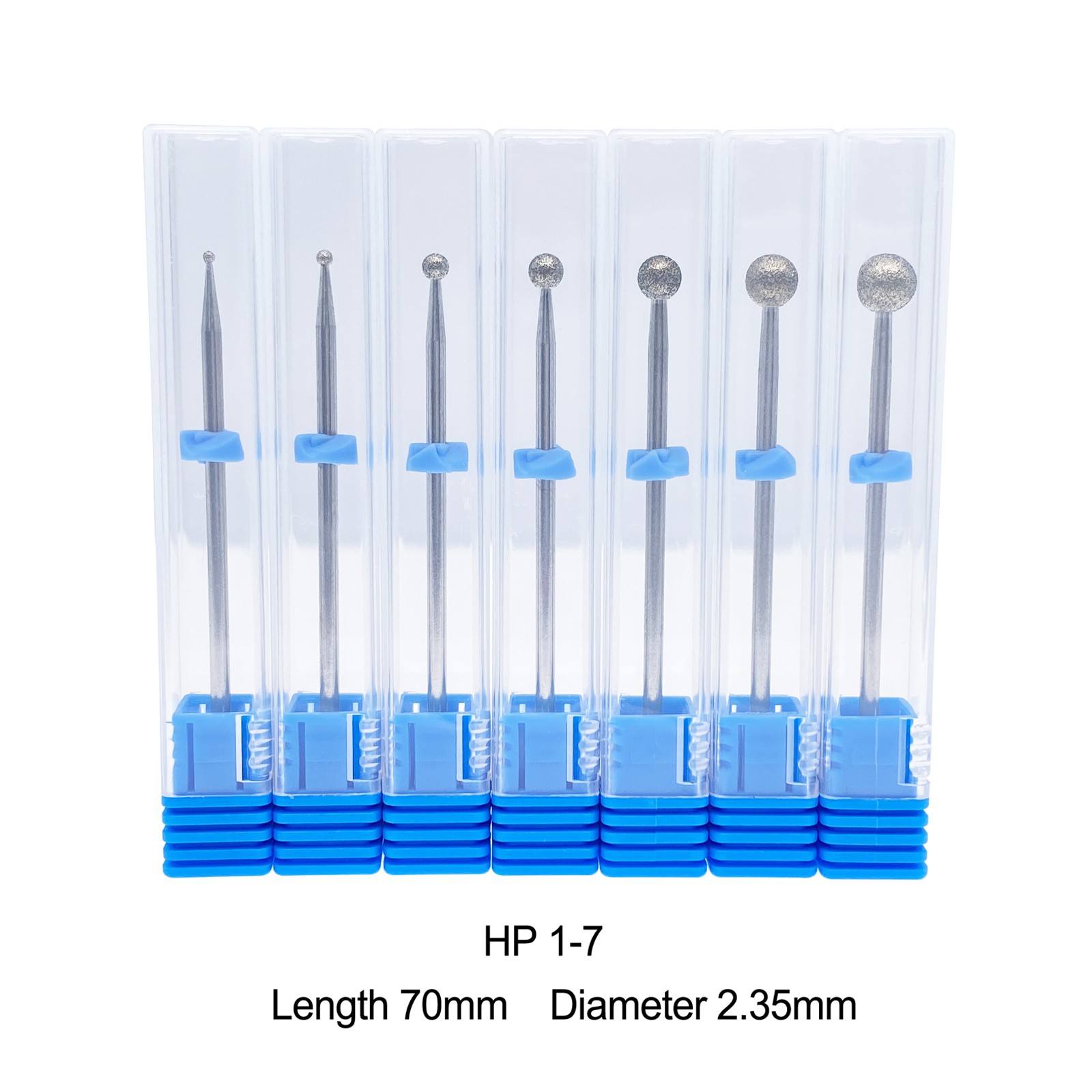 Dental Surgical Diamond Burs 70mm φ2.35mm for Low Speed Handpiece