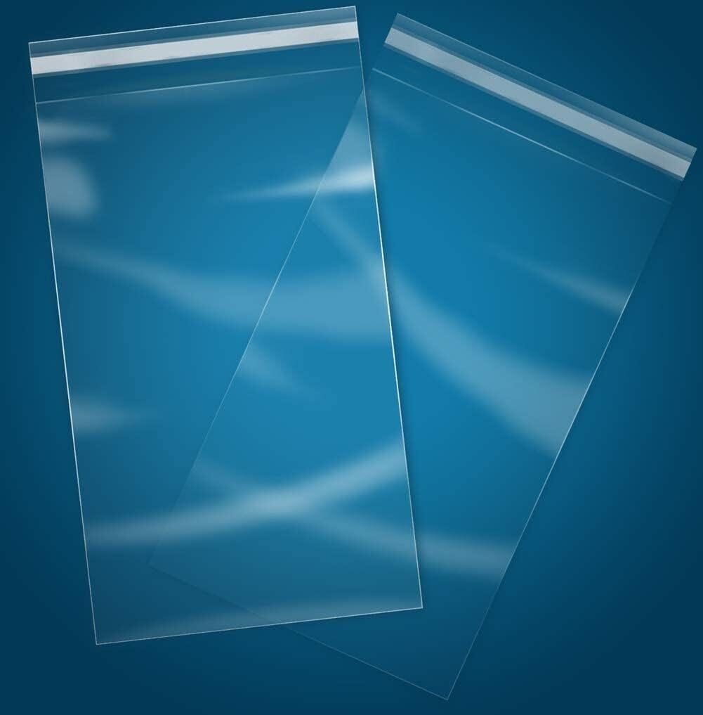 200 Clear Cellophane Bags 3X5 Inch Self Adhesive Eco Friendly 1.4 Mil Thick