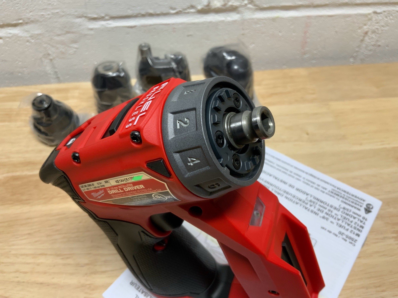 Milwaukee 2505-20 M12 FUEL 4-in-1 Installation Drill Driver – NEW FROM KIT