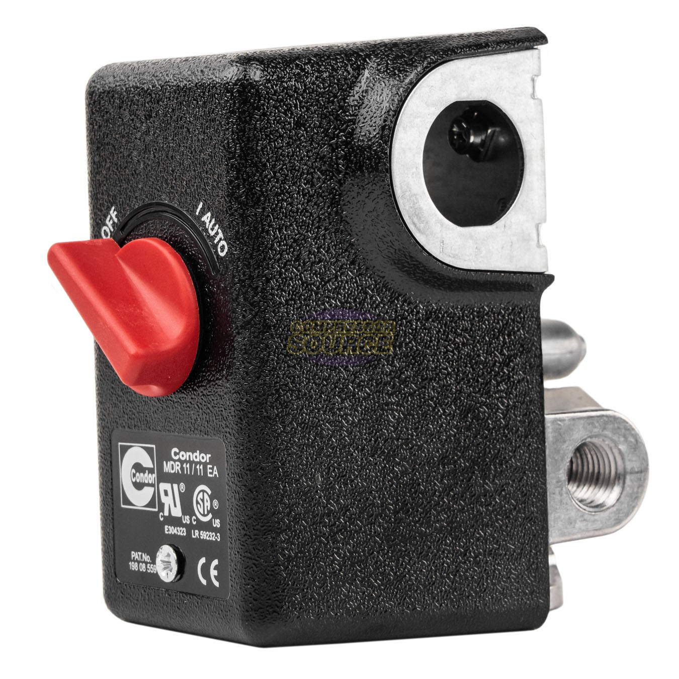 Condor 11GC2E Pressure Switch Control Valve 100-125PSI 4 Port 1/4″ FNPT MDR11/11