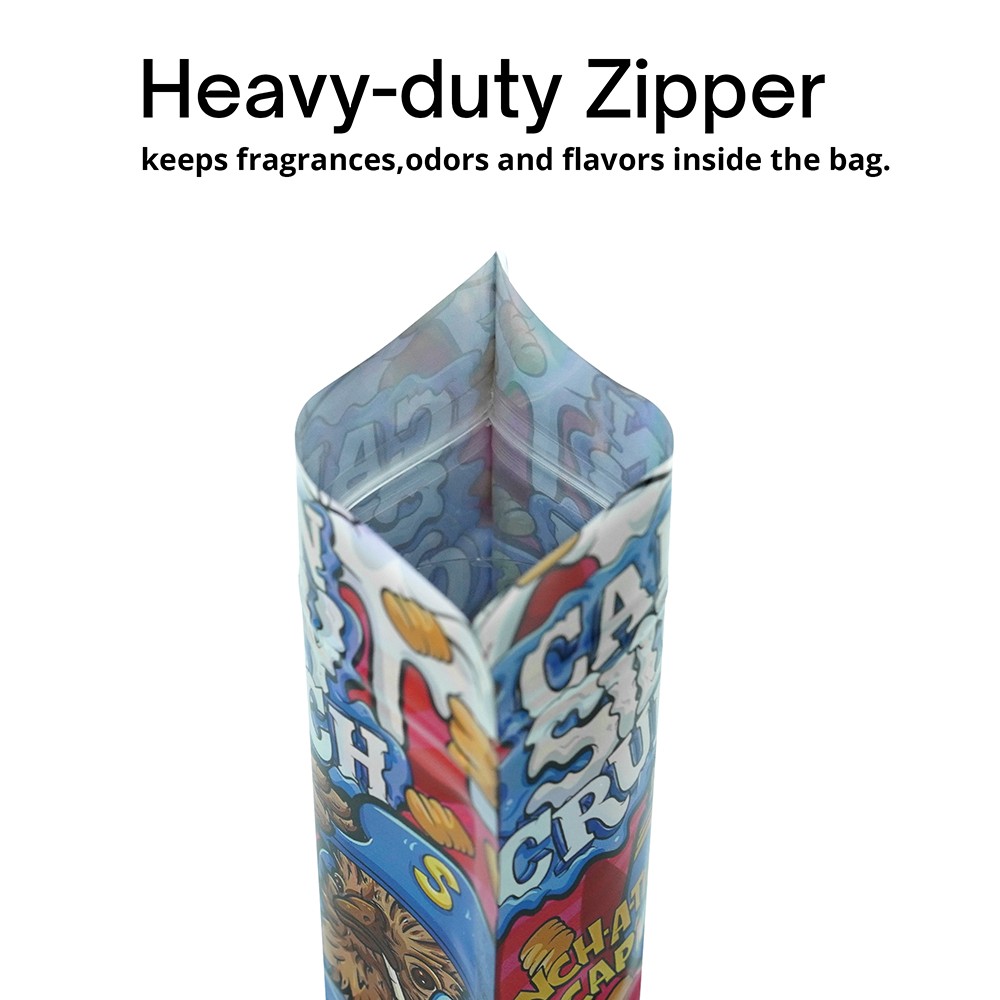 3.5g Mylar Bag Stand Up Zip Seal Bags Mixed Pack Holographic Bag 100pcs