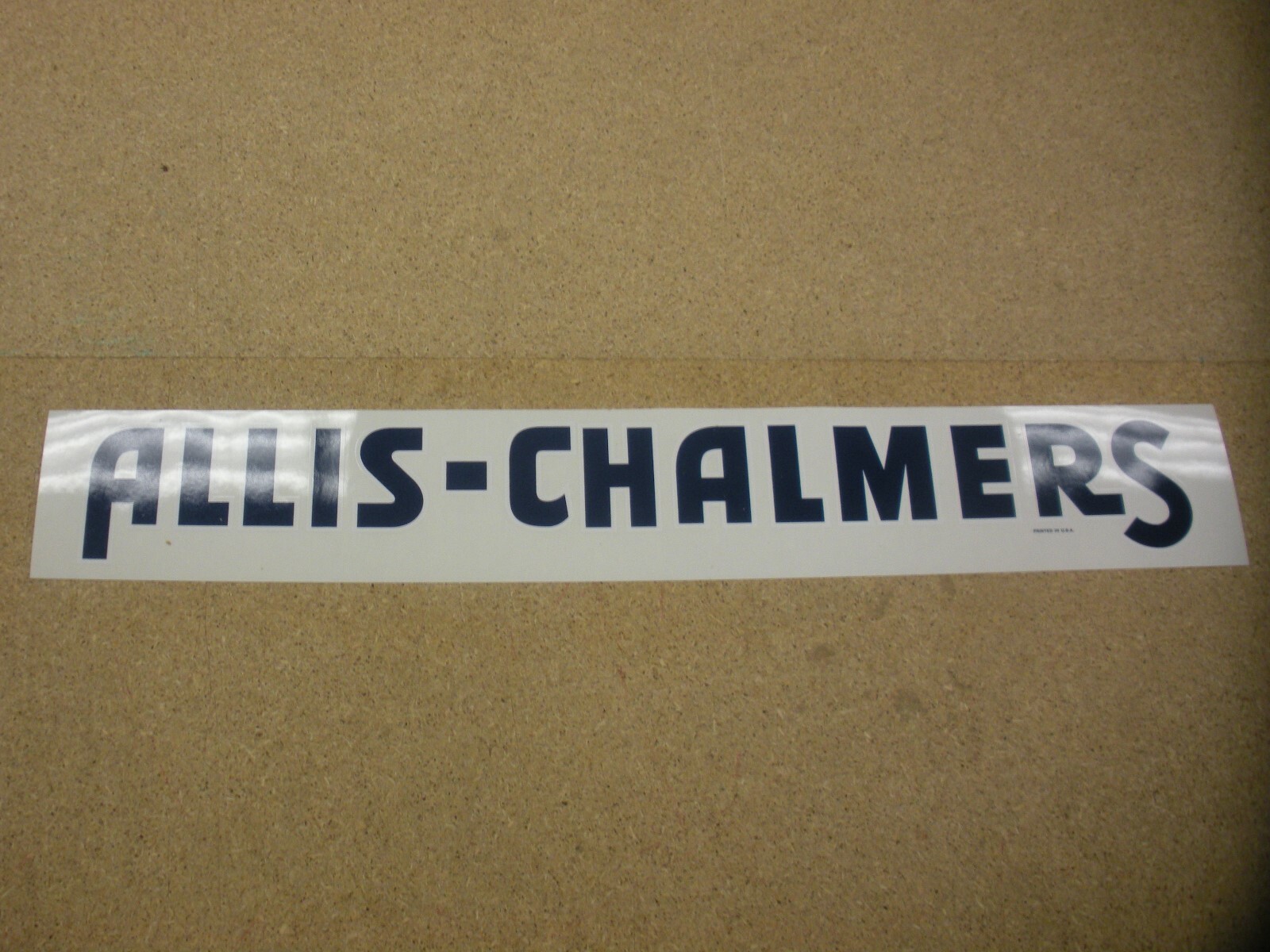 Allis Chalmers Decal Black 1 1/2 inches X 12 inches Long A & S – FREE SHIPPING