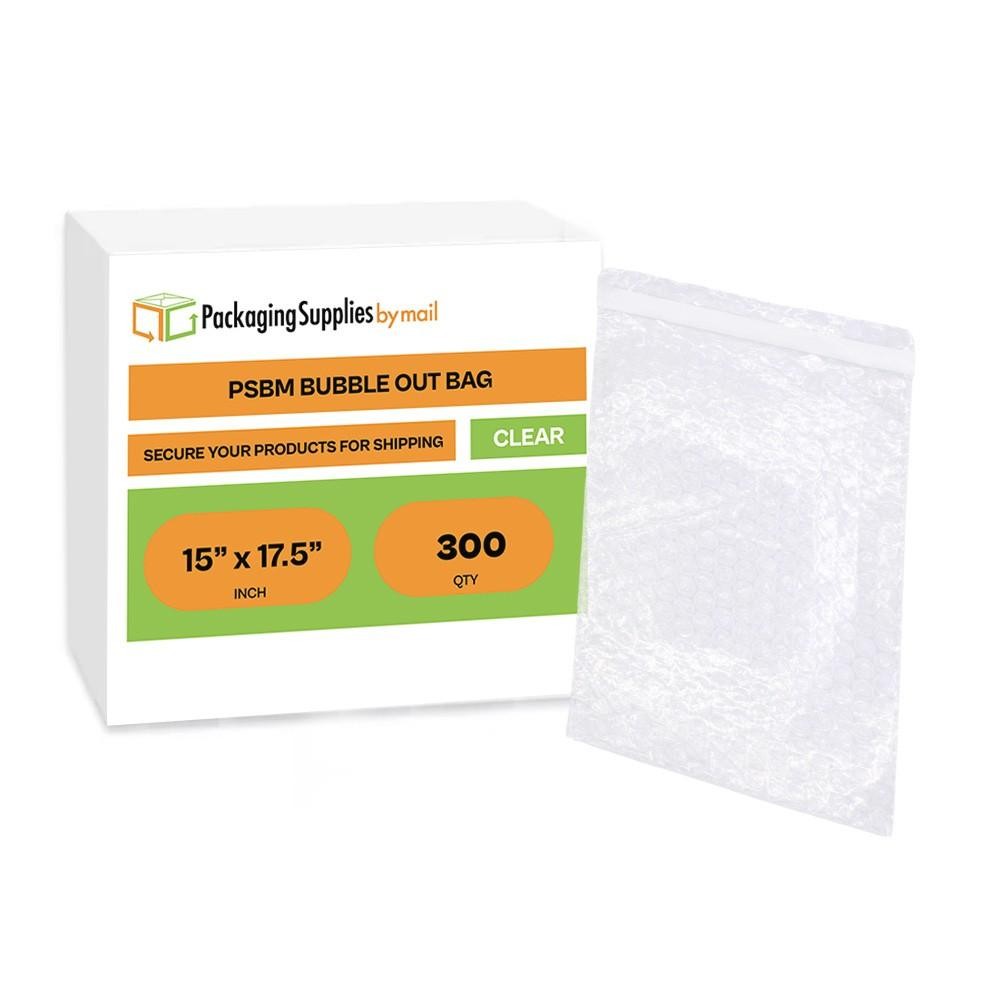 Bubble Out Bags Protective Wrap Pouches 15″ x 17.5″ Self Seal Mailers 300 PCS