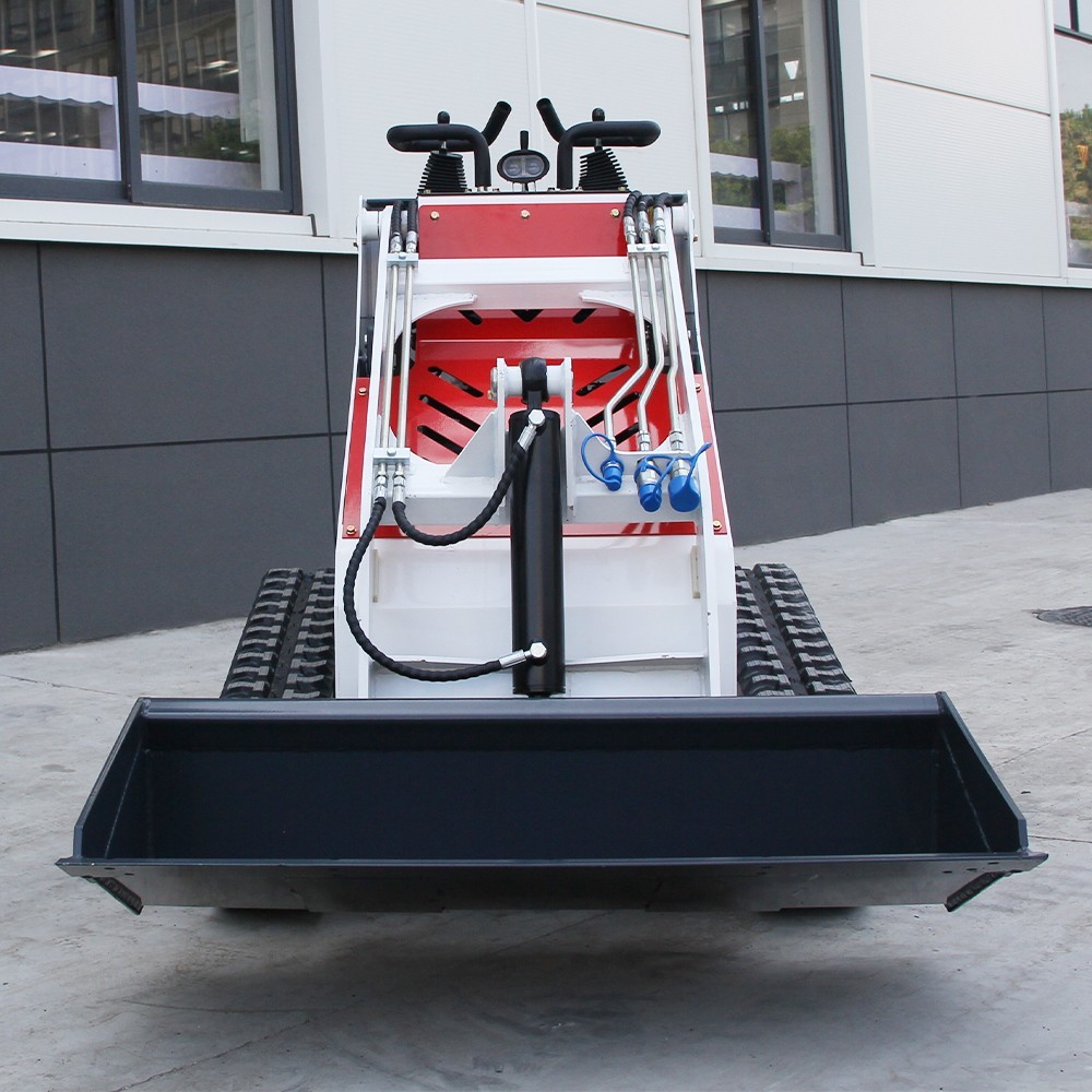 13.5HP Mini Track Skid Steer Loader, 2-Cylinder Gas Engine, USA Free Shipping