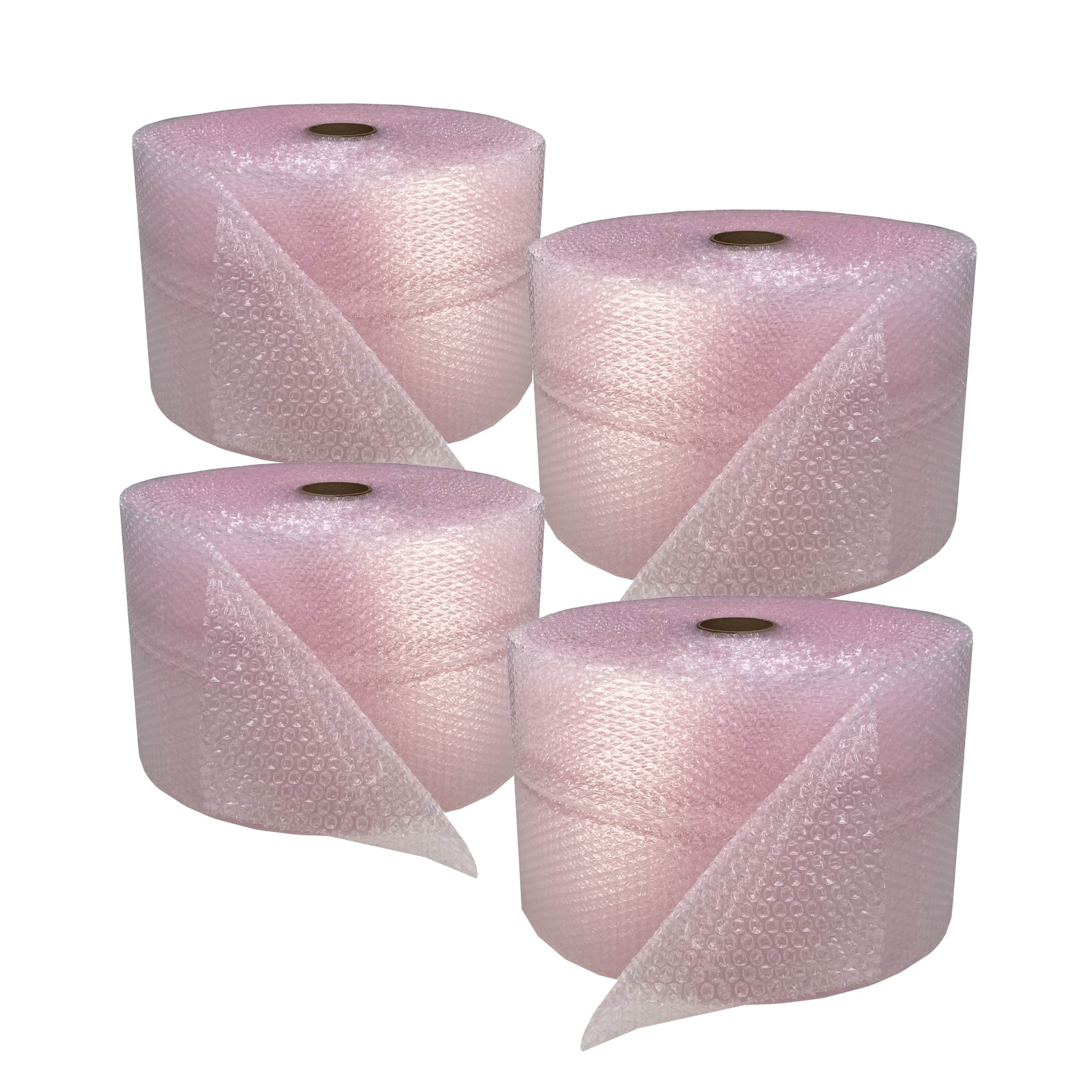 UOFFICE 4 Pink Anti-Static Bubble Rolls 175’x12″ – Small Bubbles 3/16″ Wrap 700′